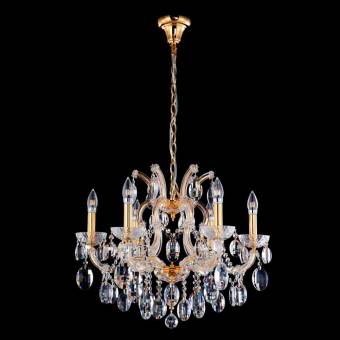 Подвесная люстра Crystal Lux Hollywood SP6 Gold